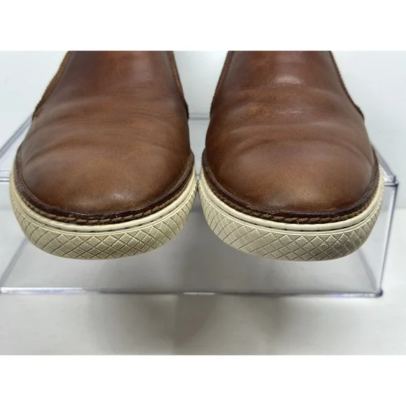 Frye Gates Slip On Brown Leather Loafer Sneakers Casual Shoes Men's Size 11.5 - Picture 6 of 11